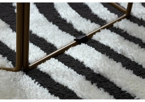 Kusový koberec Cercis krémovočierný 160x220cm