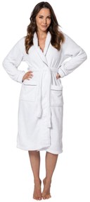 Dámský župan z mikrovlákna Sharon S/M bílý