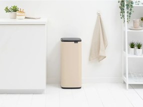 Béžový dotykový oceľový odpadkový kôš 30 l Bo Touch – Brabantia