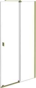 Besco Sprchovací kút Walk-In VAYO GOLD 90 (100, 110, 120, 130, 140), výška 200 cm - bez vaničky BESCO-Rozmery: šírka: 90