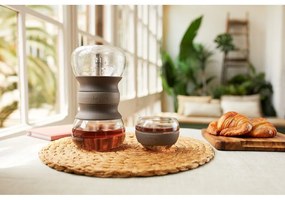 Svetlohnedá sklenená kanvica na čaj so sitkom 500 ml – Lékué