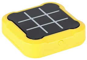 Kolo krížov elektronická logická hra tic tac toe konzola prenosná žltá