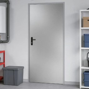 Plechové dvere 90, pravé, pozinkované