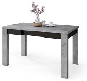 FONTE Beton Millenium / Čierny Mat - KLASICKÝ STÔL DO KUCHYNE/OBÝVACEJ IZBY 85x75 ROZKLADANÝ DO 130 cm!