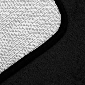 Kúpeľňový koberček NINA čierny