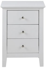 Nočný stolík LARA biela