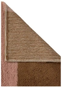 Ručne tkaný vlnený behúň 80x230 cm Chroma Spiced Coral – Lorena Canals