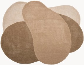 Vlnený koberec v organickom tvare Denton