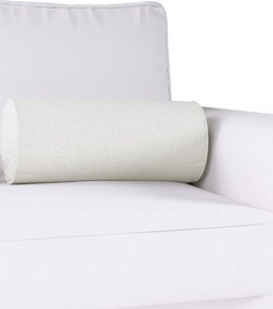 Valcový vankúš so záhybmi farba produktu krémová látka zapletaná