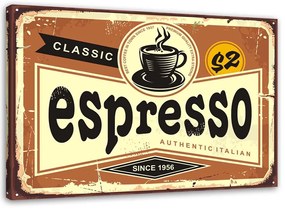 Gario Obraz na plátne Ceduľa espresso Rozmery: 60 x 40 cm