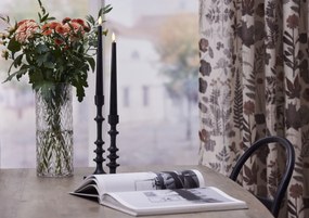 STAR TRADING LED sviečka Flamme Candy Black 26 cm – sada 2 ks