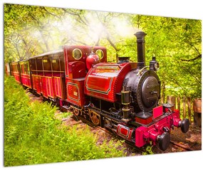 Obraz parného vlaku (90x60 cm)