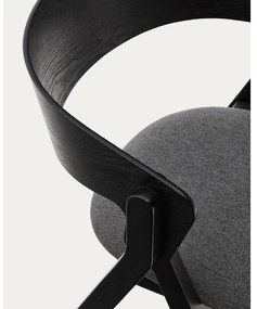 Čierna jedálenská stolička Godia – Kave Home