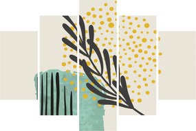 Obraz - Abstraktné listy N⁰3 (150x105 cm)