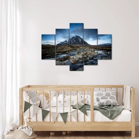Obraz hory a rieky (150x105 cm)