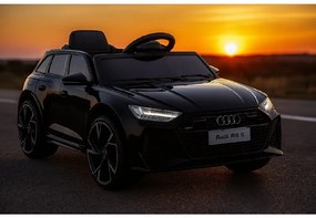 Elektrické autíčko Audi RS 6 čierne