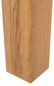 Jedálenský stôl z dubového dreva 150 x 85 cm svetlé drevo NATURA Beliani
