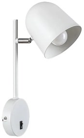 Rabalux 5243 - Nástenné svietidlo EGON 1xE14/40W/230V biela