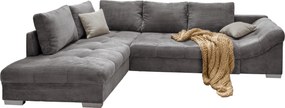 XXXLutz ROHOVÁ SEDAČKA, textil, sivá P & B - Sedačky - 002310006717