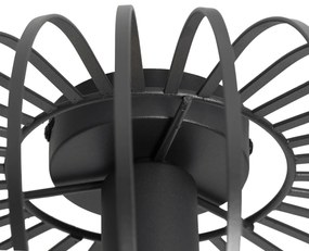 Inteligentné stropné svietidlo čierne 39 cm vrátane Wi-Fi G95 - Johanna