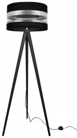 Stojacia lampa Intense Chrome, 1x textilné tienidlo (výber zo 6 farieb), (výber z 5 farieb konštrukcie), (fi 35cm)