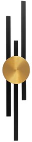 Toolight Rea, Nástenné svietidlo LED APP1437-W BLACK GOLD, OSW-07685