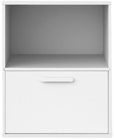 Biely nástenný nočný stolík Keep by Hammel