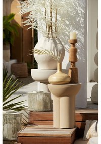 Kovový okrúhly odkladací stolík ø 46 cm Mikola – Light &amp; Living