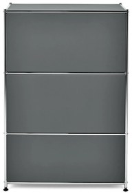 Kovová skrinka »CN3«, sivá