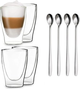 Feelino DUOS, dvojstenný pohár, 400 ml, vrátane lyžičky