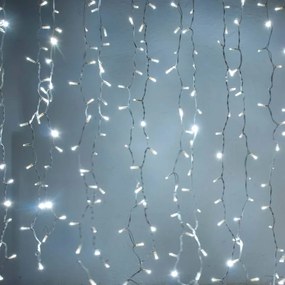 DECOLED Svetelný záves LED HOBBY LINE, 2x2 m, ľadovo biely, 200 diód, len do interiéru