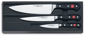 Wüsthof - Sada kuchynských nožov CLASSIC 3 ks čierna