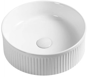 Sapho Sapho, PICOBELLO keramické umývadlo na dosku priemer 37cm, biela, AR484