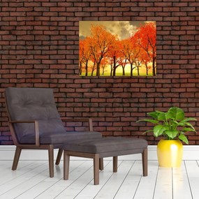 Sklenený obraz - Jeseň (70x50 cm)