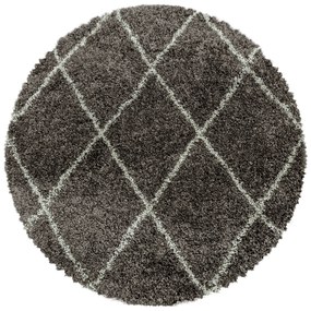 Ayyildiz Kusový koberec ALVOR 3401, kulatý, Taupe Rozmer koberca: 160 cm KRUH