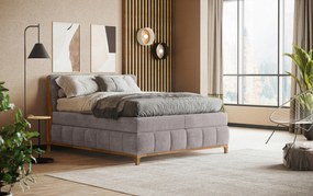 XXXLutz BOXSPRINGOVÁ POSTEĽ, 180/200 cm, taupe Livetastic - Online Only spálne - 000840004746