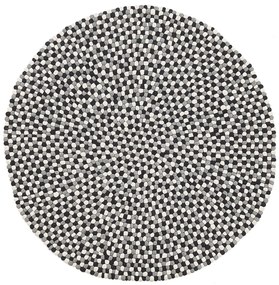 Okrúhly koberec z plstených guličiek ø 140 cm viacfarebný PENEK Beliani