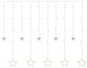 LED vánoční závěs Vilém 185 x 105 cm teplá bílá