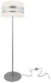 Stojacia lampa Intense Chrome, 1x textilné tienidlo (výber zo 6 farieb), (výber z 3 farieb konštrukcie), (fi 35cm), o