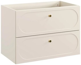 Skrinka pod umývadlo Donna 80 cm piesková