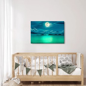 Obraz - Spln nad hladinou (90x60 cm)