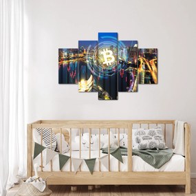 Obraz - Mesto investícií (150x105 cm)