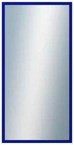 DANTIK - Zrkadlo v rámu, rozmer s rámom 50x100 cm z lišty PERLA modrá lesklá (2877)