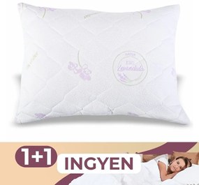 Vankúš prešívaný antialergický Lavender EMI 1+1 ZADARMO: Vankúš 50x70 cm