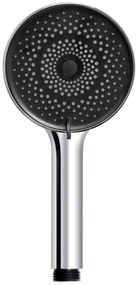 Plastová sprchová hlavica v striebornej farbe ø 12 cm Softwater – Wenko