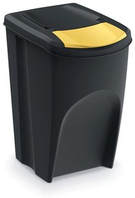 Odpadkový kôš na triedený odpad (3 ks) IKWB35S3 35 l - čierna / kombinácia farieb