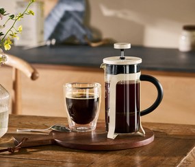 Kanvica french press 300 ml, 2 šálky, béžová