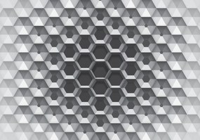 Fototapeta - 3D šesťuholníky (152,5x104 cm)