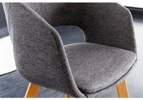 N-STAR sivá stolička Sivá