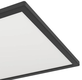 Eglo 901443-LED Kúpeľňové stropné svietidlo ROVITO 17,6W/230V 39x39cm IP44 čierna